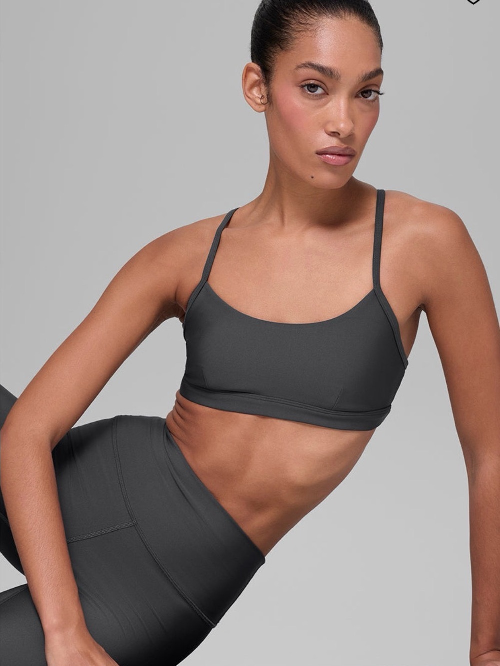 ALO Airlift Intrigue Bra - Anthracite